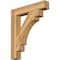 Ekena Millwork Merced Block Rough Sawn Bracket, Western Red Cedar, 4"W x 24"D x 28"H BKT04X24X28MRC05RWR - alternate 1